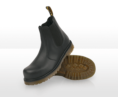 steel toe cap pull on boots
